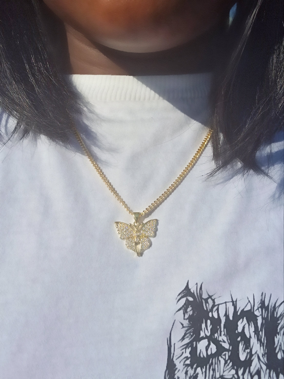 Mariposa Cz Necklace