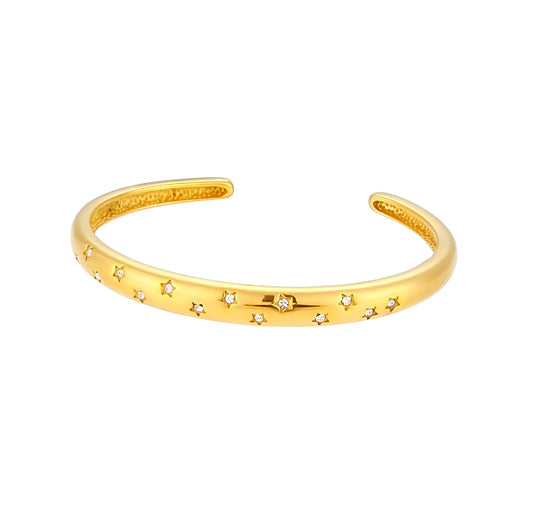 Belle Gold Cuff Bangle