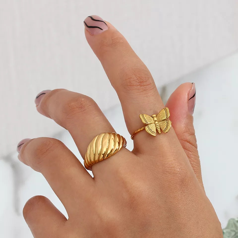 Vintage Butterfly Ring