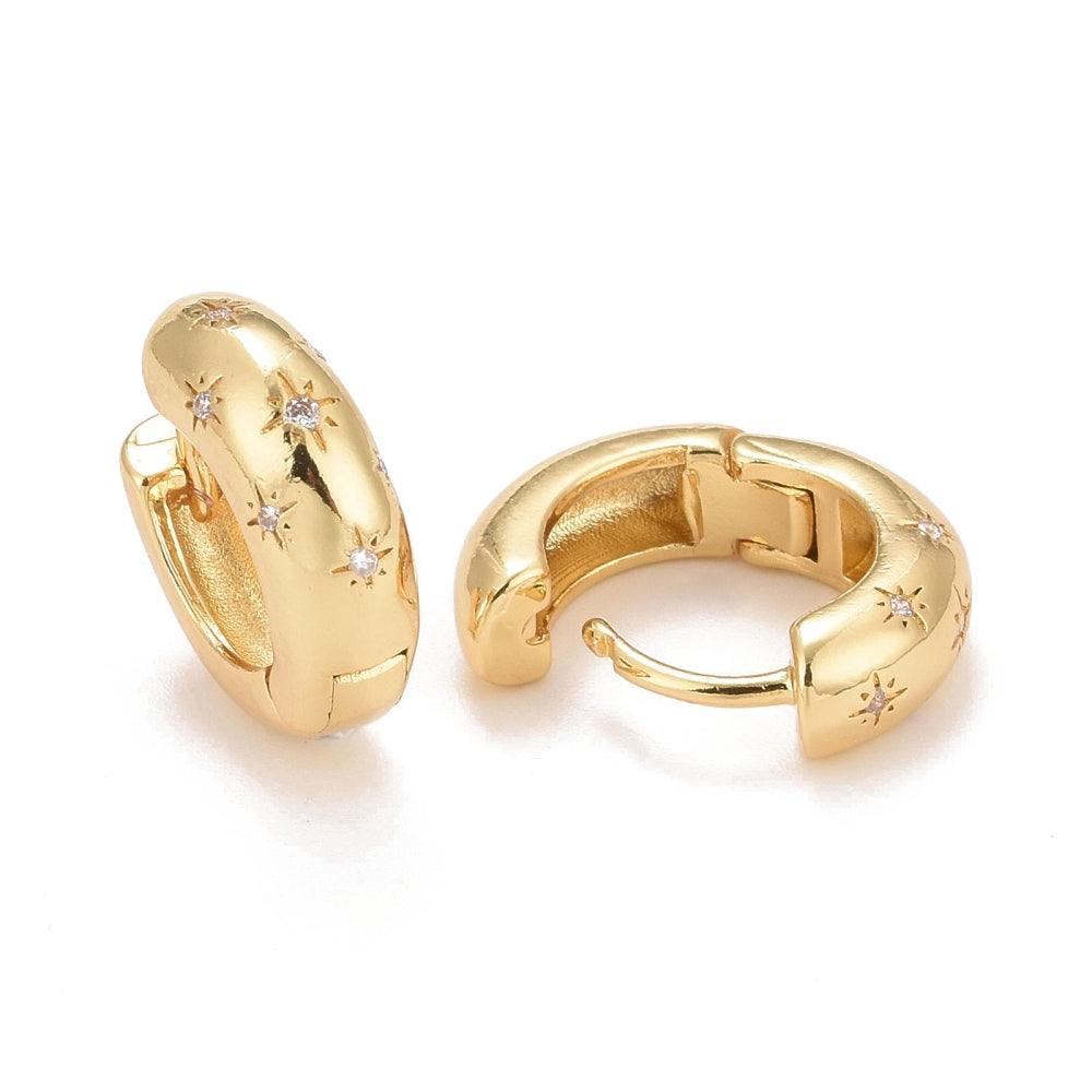 Gold Huggie Earrings