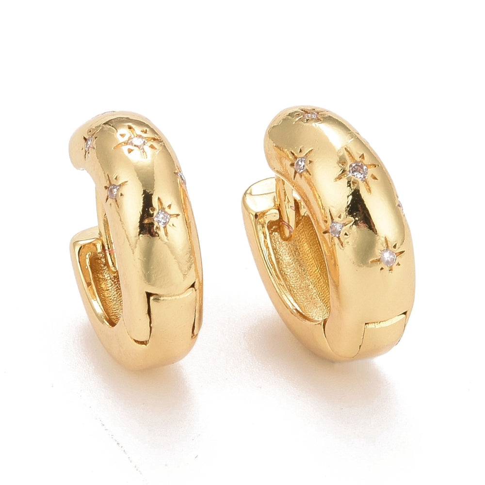 Gold Huggie Earrings