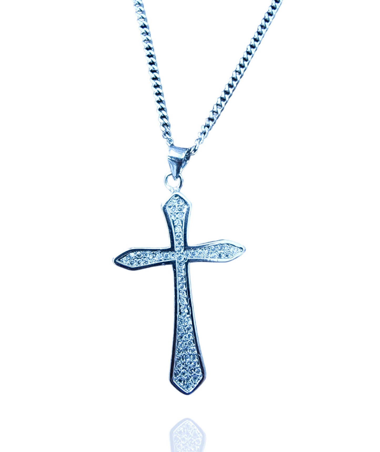 Silver Cross Necklace